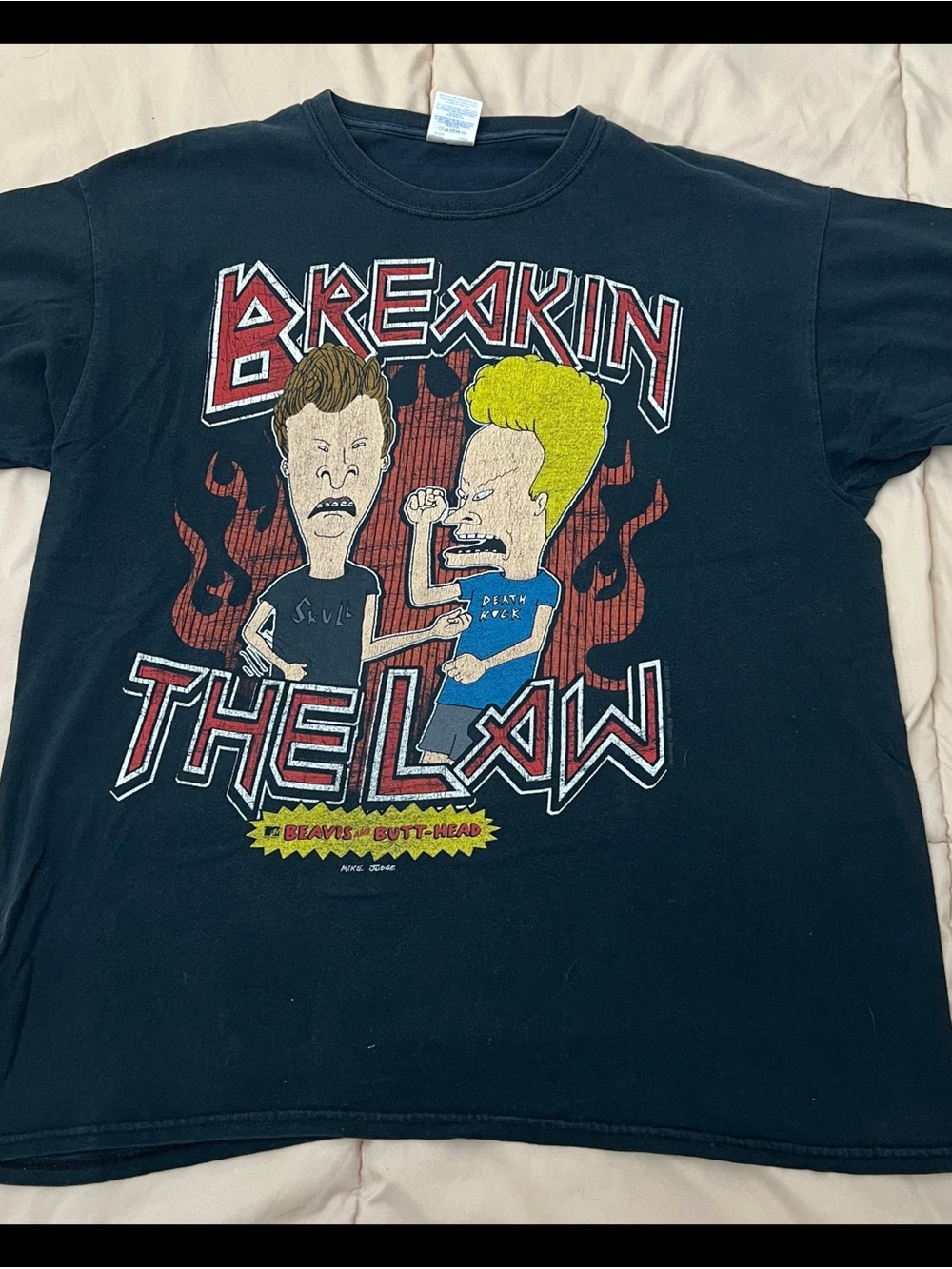 T-shirt Bundle 2 for $10 Beavis and Butt-Head "Breakin The Law" Graphic Tee